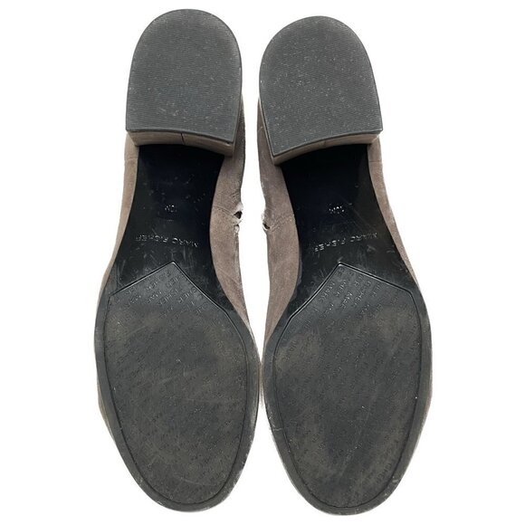 Marc Fisher Tan Suede Side Zip Ankle Booties Size 10 - Picture 6 of 8